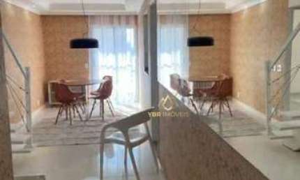 Cobertura com 3 dormitórios para alugar, 118 m² por R$ 4.900,00/mês - Casa Branca - Santo André/SP