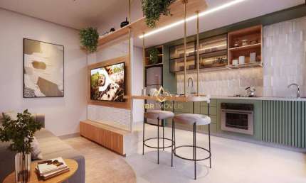 Apartamento com 2 dormitórios à venda por R$ 465.000 - Parque São Vicente - Mauá/SP
