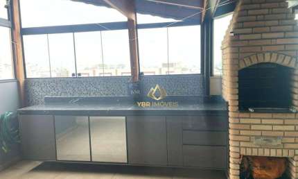 Cobertura com 2 dormitórios à venda, 124 m² por R$ 551.200 - Vila Camilópolis - Santo André/SP