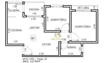 Apartamento com 2 dormitórios à venda, 41 m² por r$ 265.000,00 - vila humaitá - santo andré/sp