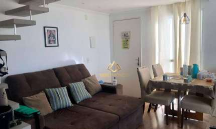 Cobertura com 2 dormitórios à venda, 86 m² por R$ 370.470 - Nova Petrópolis - São Bernardo do Campo/SP