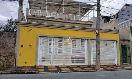 Sobrado com 3 suítes, 450 m² de área construída - venda por R$ 2.980.000 ou aluguel - Campestre - Santo André/SP