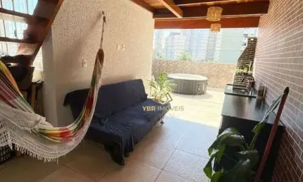 Cobertura com 3 dormitórios para alugar, 100 m² por r$ 3.476,70/mês - vila floresta - santo andré/sp