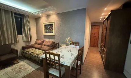 Apartamento com 2 dormitórios à venda, 48 m² por r$ 228.000,00 - parque das nações - santo andré/sp