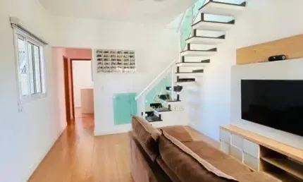 Cobertura com 3 dormitórios à venda, 100 m² por r$ 424.000,00 - vila tibiriçá - santo andré/sp
