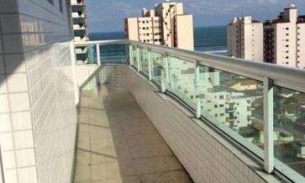Cobertura com 3 dormitórios à venda, 167 m² por R$ 1.000.000,00 - Vila Guilhermina - Praia Grande/SP