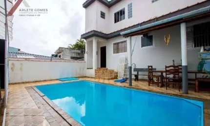 Imóvel com duas casas e piscina, à venda, 224 m² por R$ 900.000 - Parque Novo Oratório - Santo André/SP