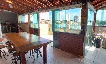 Cobertura com 2 dormitórios à venda, 108 m² por R$ 458.000,00 - Vila Curuçá - Santo André/SP