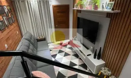 Sobrado geminado no santa catarina com 2 quartos para venda, 70 m²