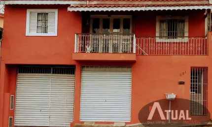 Casa com salão comercial à venda no Jd. Alvinópolis -- Atibaia