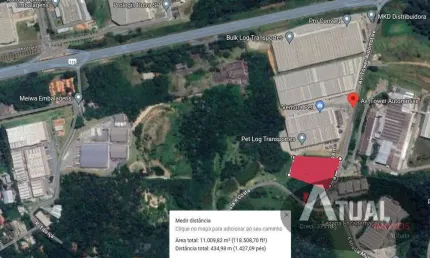ÁREA INDUSTRIAL A VENDA EM ARUJA PRÓXIMO A RODOVIA DUTRA.