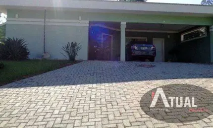 Casa a venda em Condomínio Porto de Atibaia P. 24 horas - B. Guaxinduba