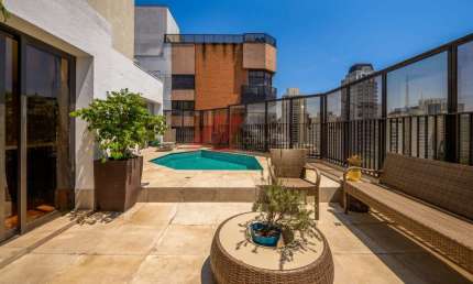 Venda de Apartamento de Luxo com 4 Quartos e 4 Suítes no Jardim Paulista, São Paulo-SP - 455m² - 4 Vagas de Garagem
