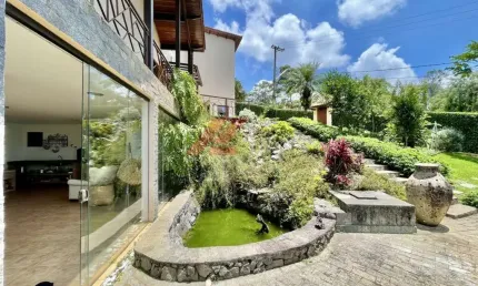 Casa de luxo em condomínio à venda em Embu das Artes-SP, Jardim Indaiá: 4 quartos, 2 suítes, 5 banheiros, 3 vagas, 445,45m².