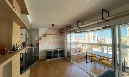 Chácara inglesa - apartamento 63m², com 2 dormitórios, sendo uma suíte, living amplo, varanda, cozinha americana, ambientes integrados, lavabo, 1 vaga. lazer completo.