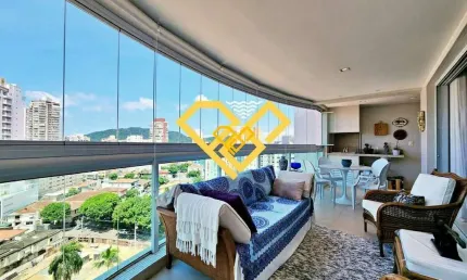 Apartamento com 3 quartos à venda no Ponta da Praia, Santos 