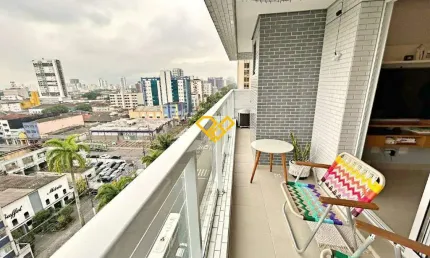Apartamento com 2 quartos à venda na Vila Mathias, Santos 