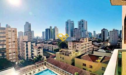 Apartamento com 2 quartos à venda no Embaré, Santos 