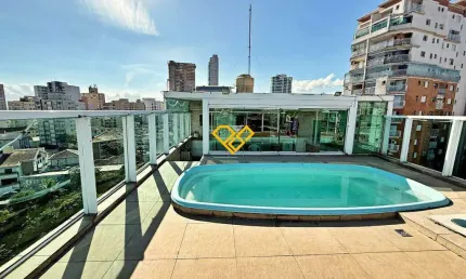 Cobertura com 3 quartos à venda no Ponta da Praia, Santos 