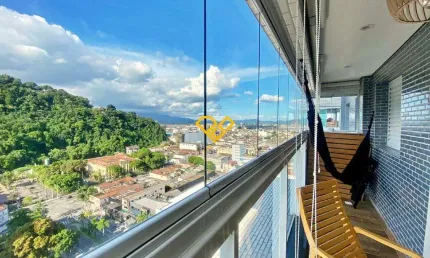 Apartamento com 1 quarto à venda na Vila Mathias, Santos 