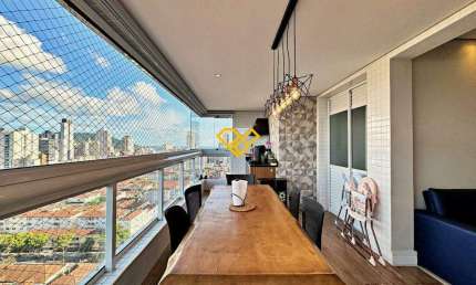Apartamento com 3 quartos à venda no Embaré, Santos 