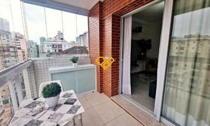 Apartamento com 1 quarto à venda no Boqueirão, Santos 