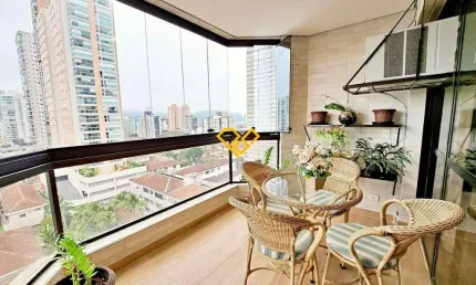 Apartamento com 4 quartos à venda no Ponta da Praia, Santos 