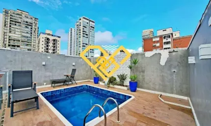 Cobertura com 3 quartos à venda no Boqueirão, Santos 