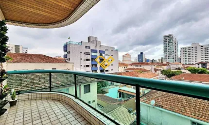 Apartamento com 2 quartos à venda no Embaré, Santos 