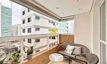 Apartamento com 2 quartos à venda no Boqueirão, Santos 