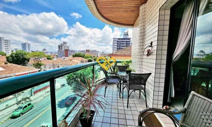 Apartamento com 3 quartos à venda no Embaré, Santos 