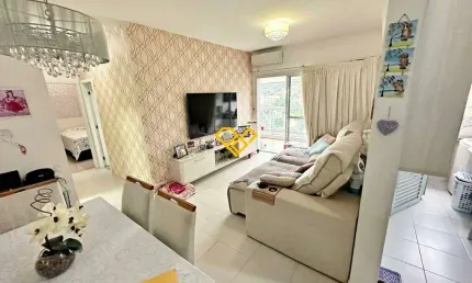 Apartamento com 2 quartos à venda no José Menino, Santos 