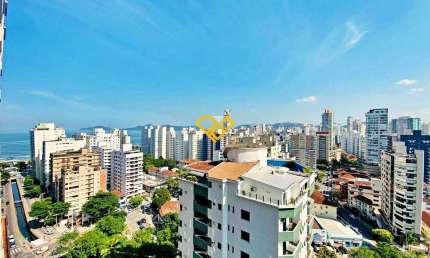 Apartamento com 3 quartos para alugar no Embaré, Santos 