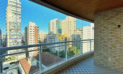 Apartamento com 3 quartos para alugar no Boqueirão, Santos 