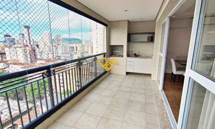 Apartamento com 3 quartos para alugar no Embaré, Santos 