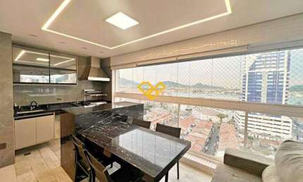 Apartamento com 3 quartos para alugar no Ponta da Praia, Santos 