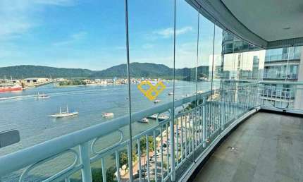 Apartamento com 3 quartos para alugar no Ponta da Praia, Santos 
