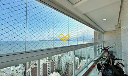 Apartamento 3 Quartos com vista mar para Locação em Santos - Sp