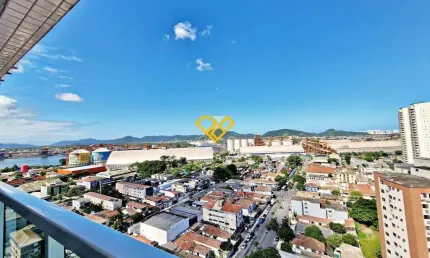 Apartamento com 2 quartos para alugar no Ponta da Praia, Santos 