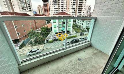 Apartamento com 2 quartos para alugar no Marapé, Santos 