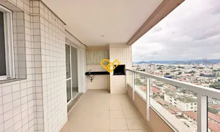 Apartamento com 3 quartos para alugar no Ponta da Praia, Santos 