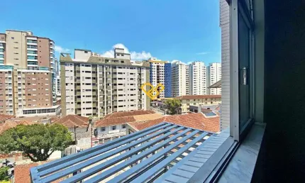 Apartamento com 2 quartos para alugar no Boqueirão, Santos 