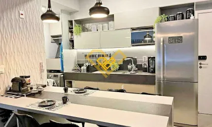 Apartamento com 1 quarto para alugar no Pompéia, Santos 