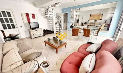 Cobertura duplex 3 dormitórios a venda em santos - sp