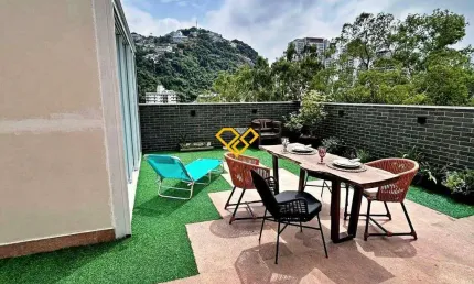 Apartamento garden 2 quartos para locação em santos - sp