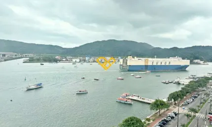 Apartamento com 3 quartos para alugar no Ponta da Praia, Santos 