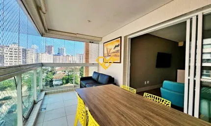 Apartamento com 3 quartos para alugar no Ponta da Praia, Santos 