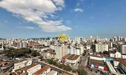 Apartamento com 2 quartos à venda no Macuco, Santos 