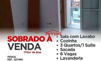 Casa com 3 quartos à venda na Rua Coronel Nilton Braga, 48, Penha, São Paulo