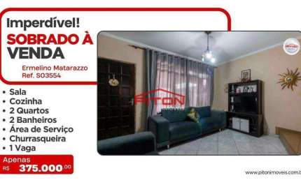 Casa com 2 quartos à venda na Rua Tomás Braga, 41, Ermelino Matarazzo, São Paulo